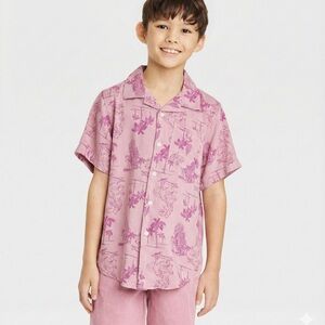 Cat & Jack Pink Button Down Shirt for Kids